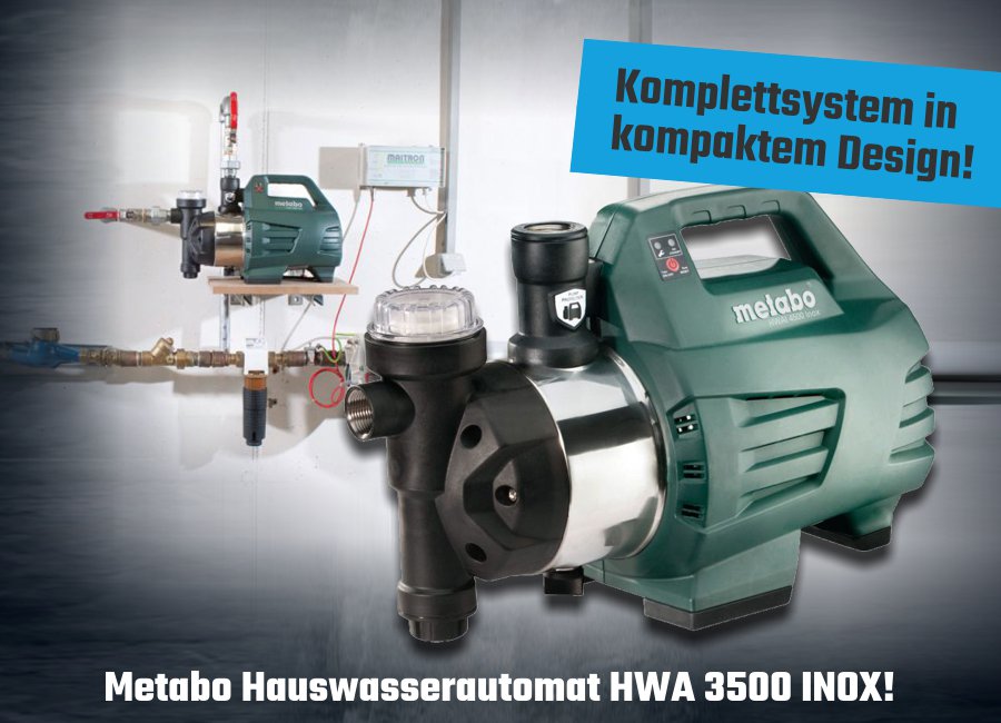 Hauswasserautomat metabo