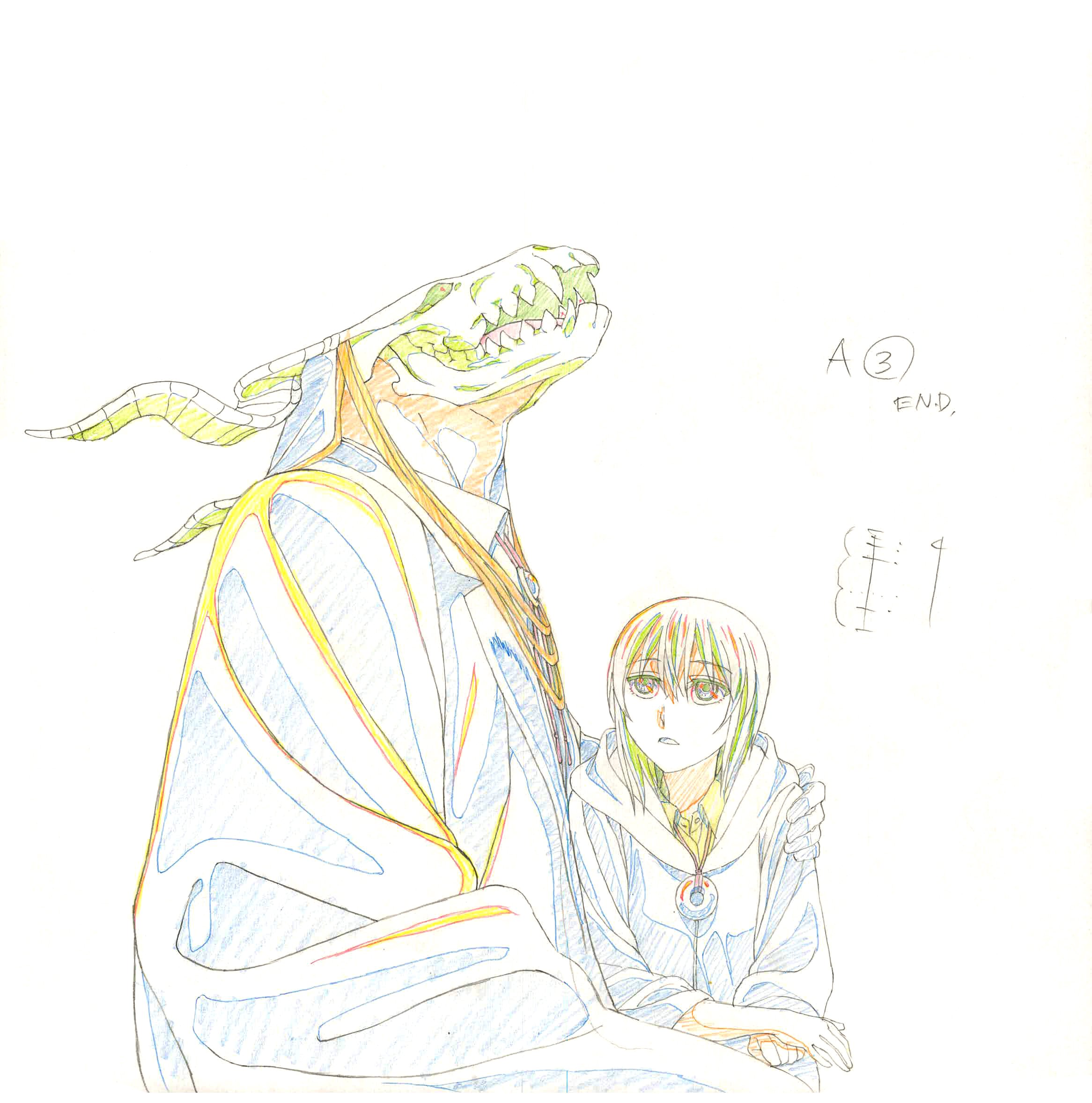 【匿名配送】魔法使いの嫁　原画　アニメ1期最終話 匿名配送】魔法使いの嫁 原画 アニメ1期最終話 匿名配送】魔法使いの嫁