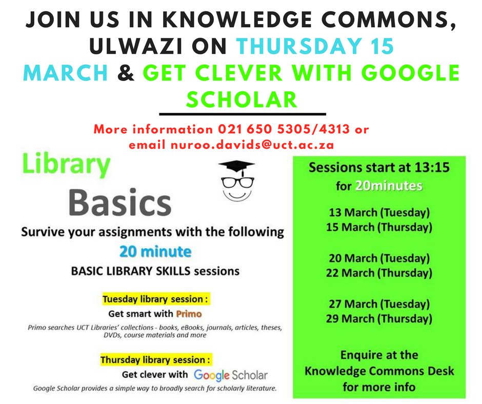 UCTLibrary's tweet photo. https://t.co/XtbeYEQMMF