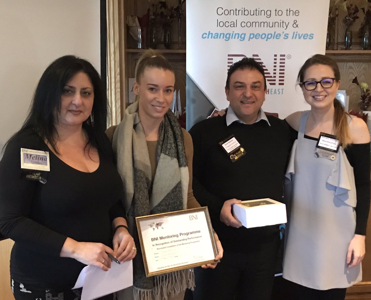 Congratulations to Steph <a href="/BodiesBalance/">Bodies In Balance</a> for the immense effort you have made to become part of the fabric of the chapter. A new member maybe but one that is very valued. Great efforts in aiding this go to Vince <a href="/Dig_ITSolutions/">Steven Halley</a> Mel <a href="/ramels_florist/">Ramels Florist</a>