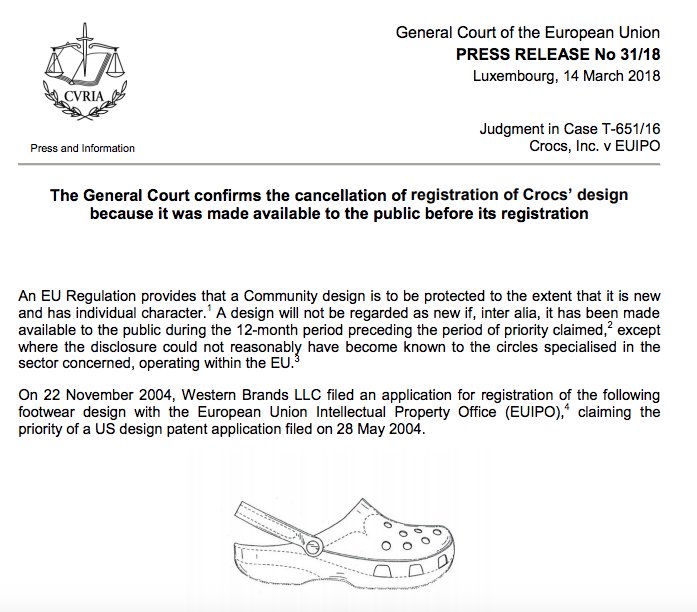crocs press release