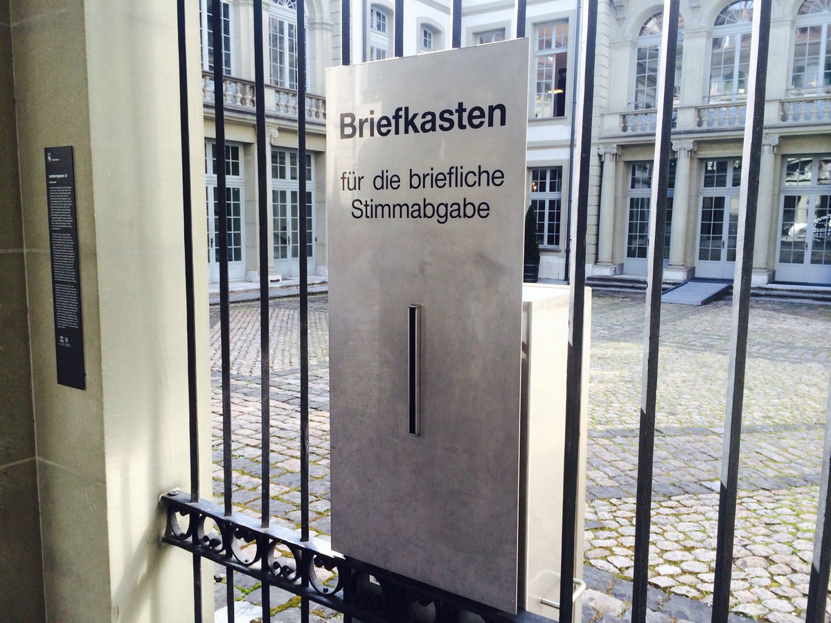 Die Wahl-Briefkästen Erlacherhof, Fundbüro Predigergasse und Bienzgut Bümpliz werden bis am Samstagmittag (24.3.) geleert. #WahlBE18 #BE2018
bern.ch/themen/stadt-r…