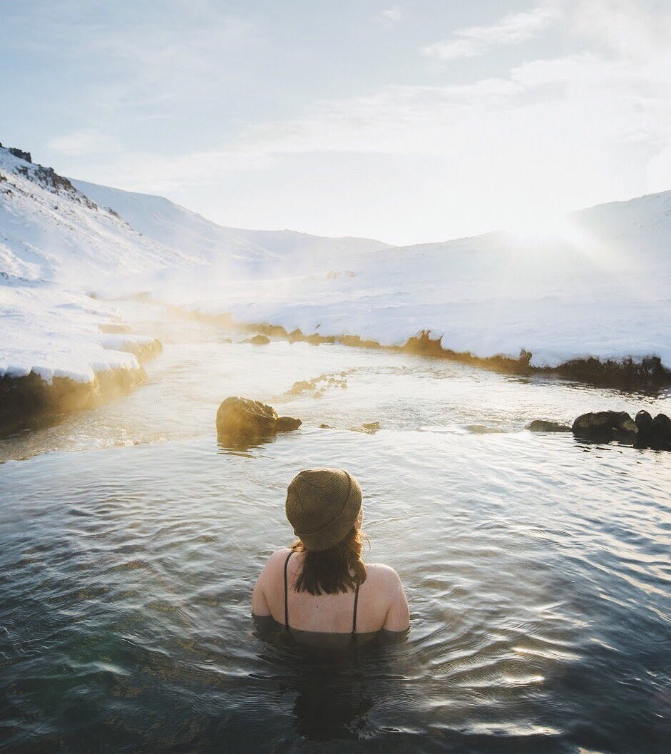 Already missing these morning baths in Iceland! #mystopover #iceland