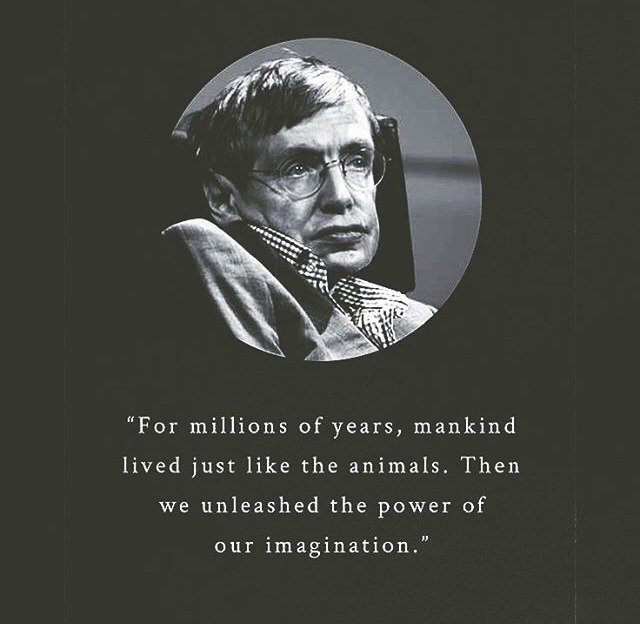 secretcinema's tweet photo. 'We are just an advanced breed of monkeys on a minor planet of a very average star. But we can understand the Universe. That makes us something very special.' Rest in peace, #StephenHawking https://t.co/cwGHDC9wQA