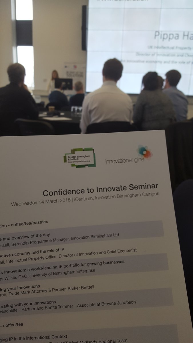iansterrittIP's tweet photo. #IP4biz hearing about critical importance of IP for growing businesses #The_IPO https://t.co/JmudAdHw74