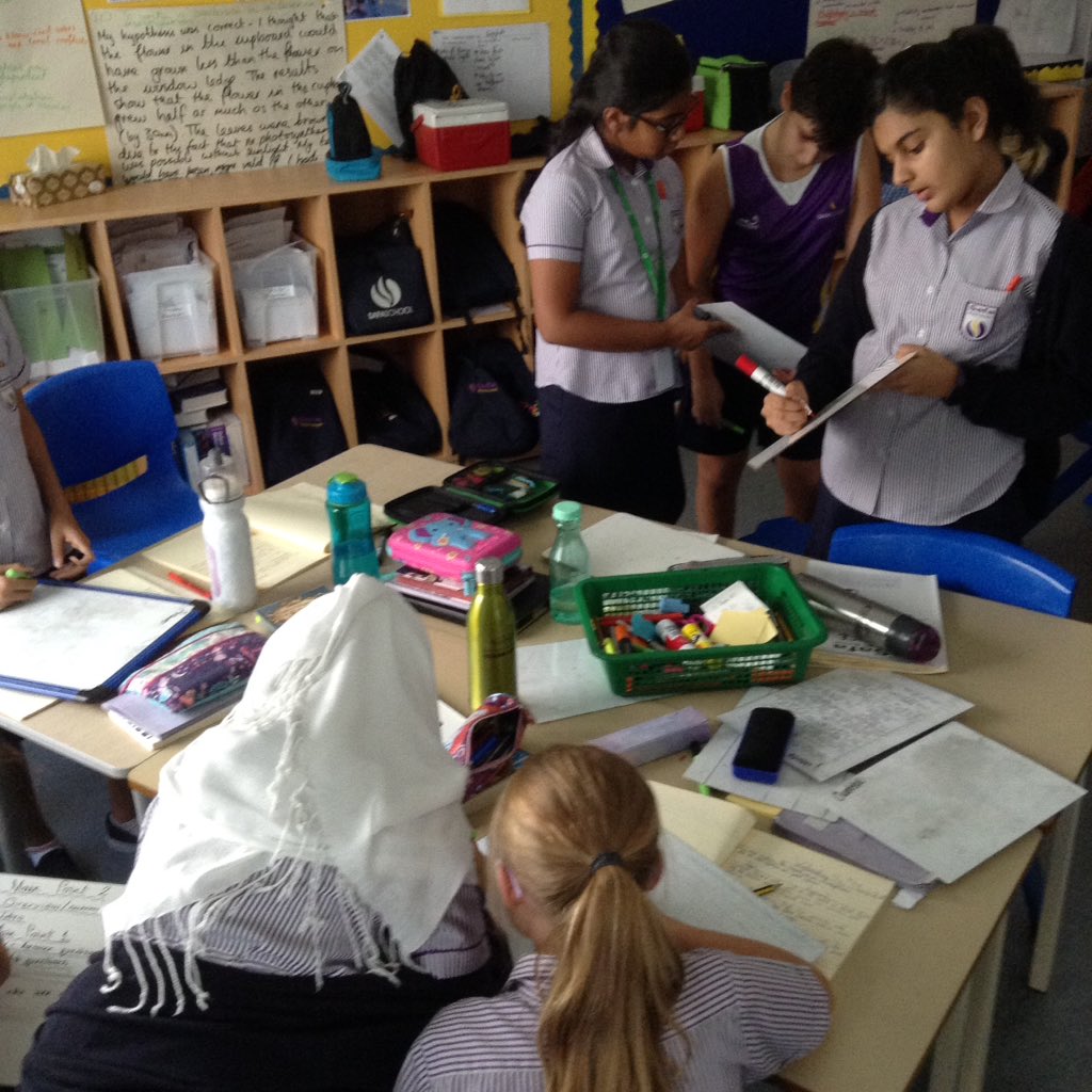 Year6_SBS's tweet photo. Using our knowledge of food webs to debate about the destruction of natural habitats. Planning as a team. #sbsscience #sbsenglish #sbsmoraled https://t.co/Y6oUX9H9bS