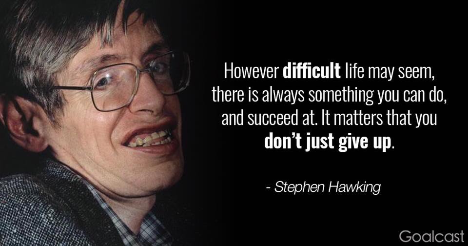 A true genius of our time #RIPStephenHawkings