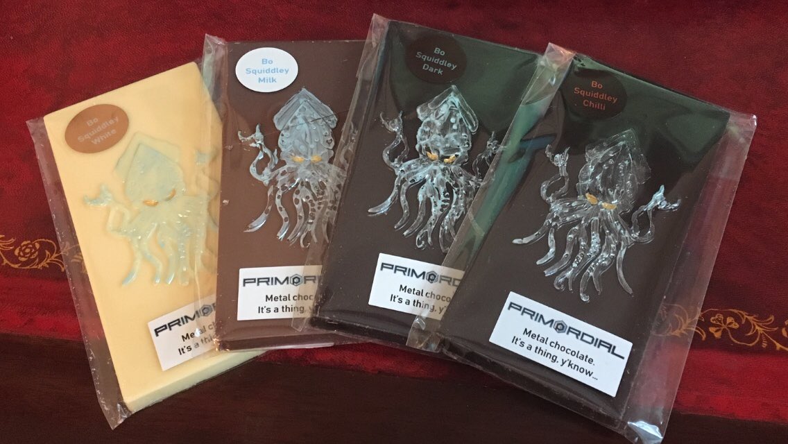 PrimordialSup's tweet photo. Metal #Chocolate. Itโs a thing yโknow... #White, #Milk, #Dark and #Chilli available now #MetalEaster #Easter #Easter2018 #EasterBunny #Gift #Rock ๐ฆ๐ซ๐ค๐ผ https://t.co/WMgtg7EiUo