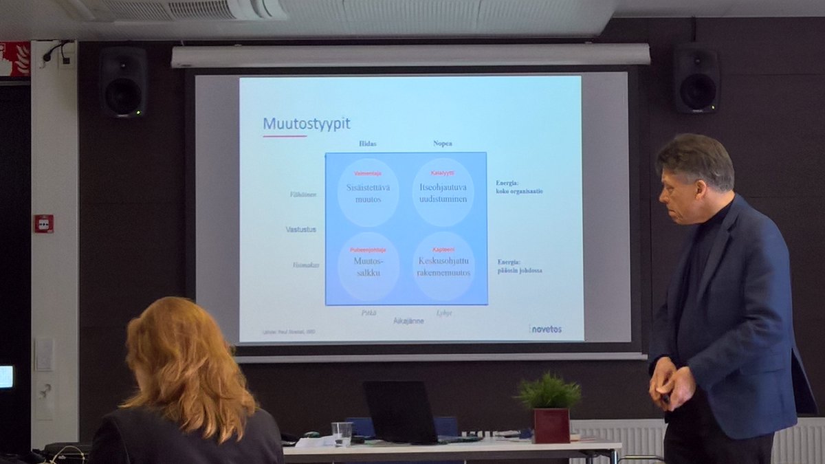 Kriisi #johtaminen vie helposti kriisiorganisaatio ei ole sama kuin #muutos Nuori johtaja <a href="/Novetos/">Novetos</a> @kaikuhelsinki #vuorovaikutus #liideri