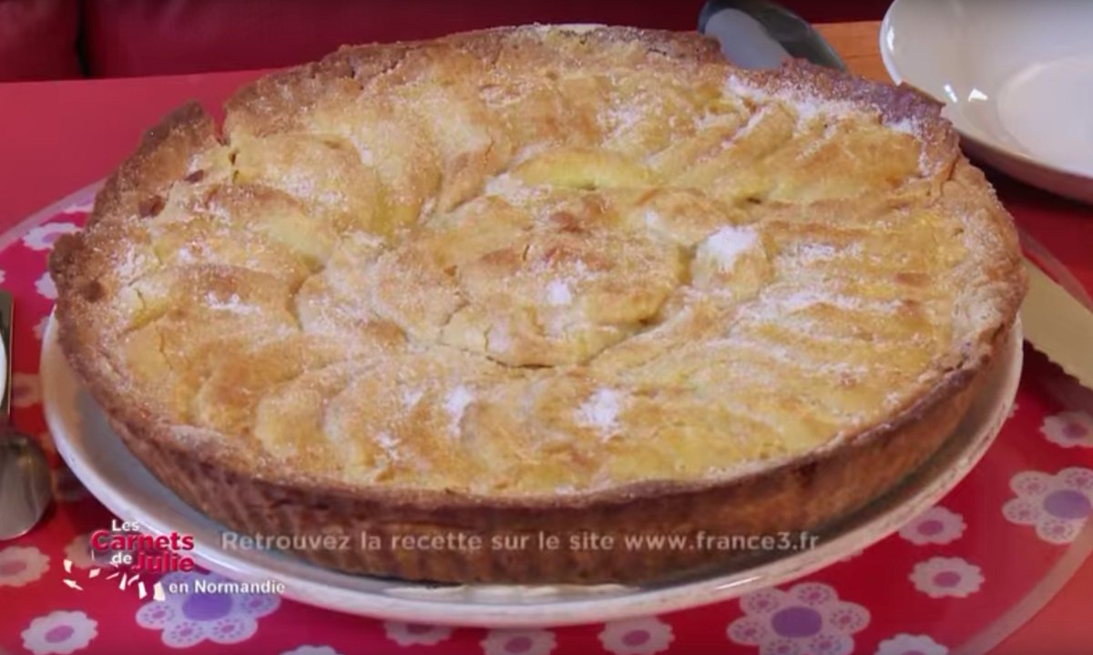 Les Carnets De Julie On Twitter Avec Regis La Tarte Aux Pommes