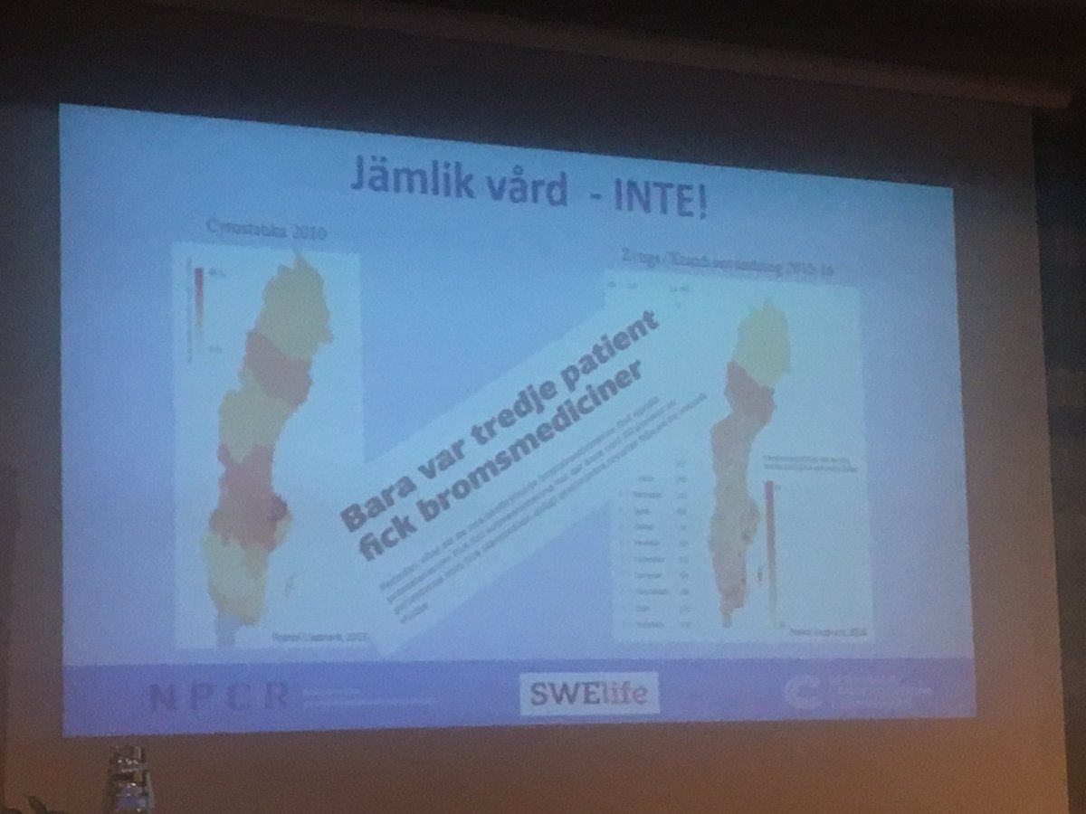 Ingela Franck Lissbrant pratar om visualisering av cancerdata för mer jämlik vård i <a href="/swelife/">swelife</a> stöttat projekt på #dmagenda