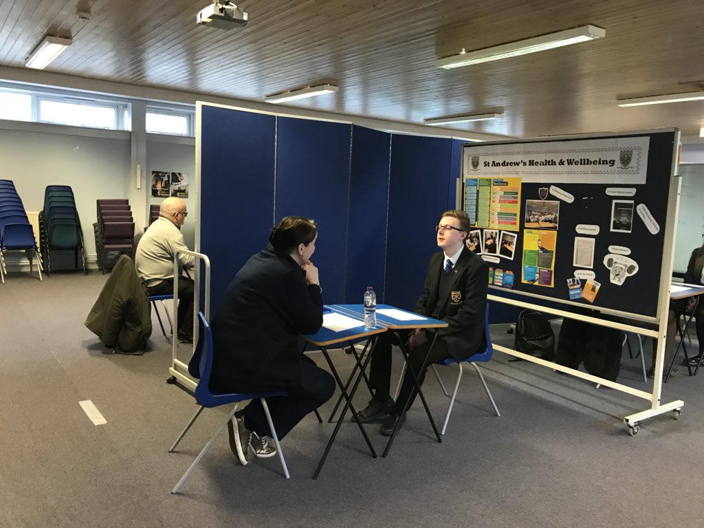 MichelleKersha7's tweet image. Another exciting day for our S3 @StAndrewsRCSec, interview practice using our I Can Statements. Thank you to our partners for continued support @NHSGGC @barclaymedical @GKCollege @mcrpathways @scottishwater #interviewtech #icaninterviews