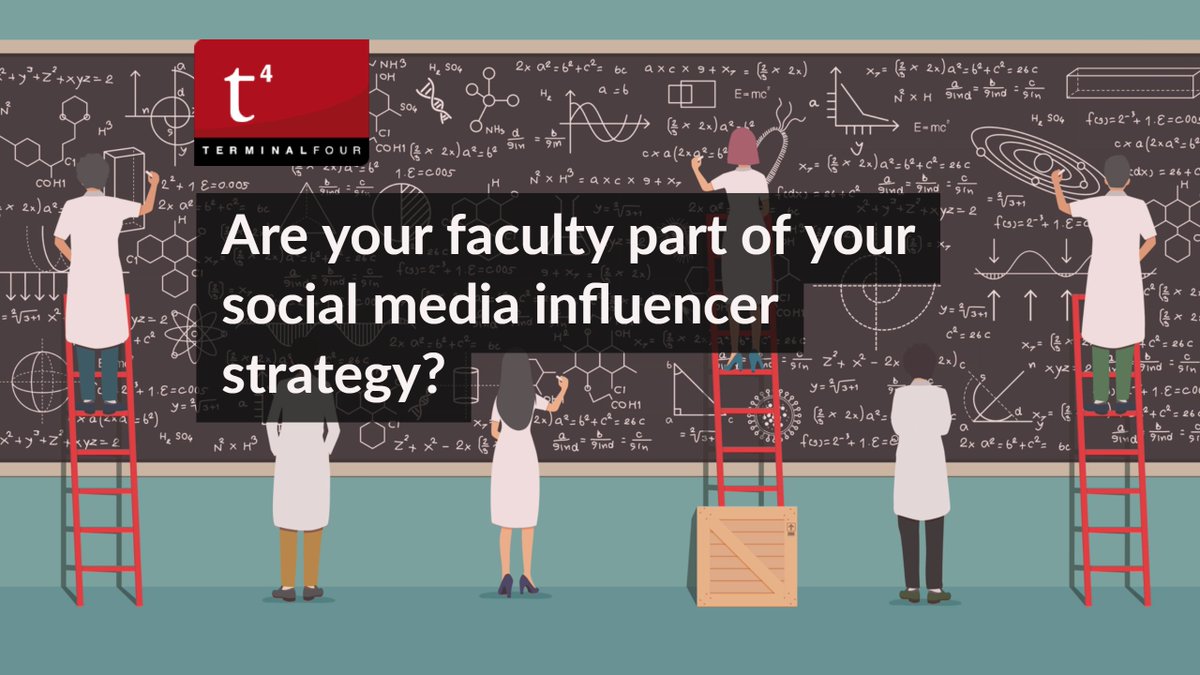 Terminalfour's tweet photo. Do you involve your faculty &amp; researchers as part of your social media strategy? Checkout some of the best social media influencers in UK HigherEd https://t.co/8soITwW9tL featuring @uoppenguin @EmmyJoyDee @DrVikasShah @keithbrownbath @Jisc https://t.co/mGjKfHZuEU
