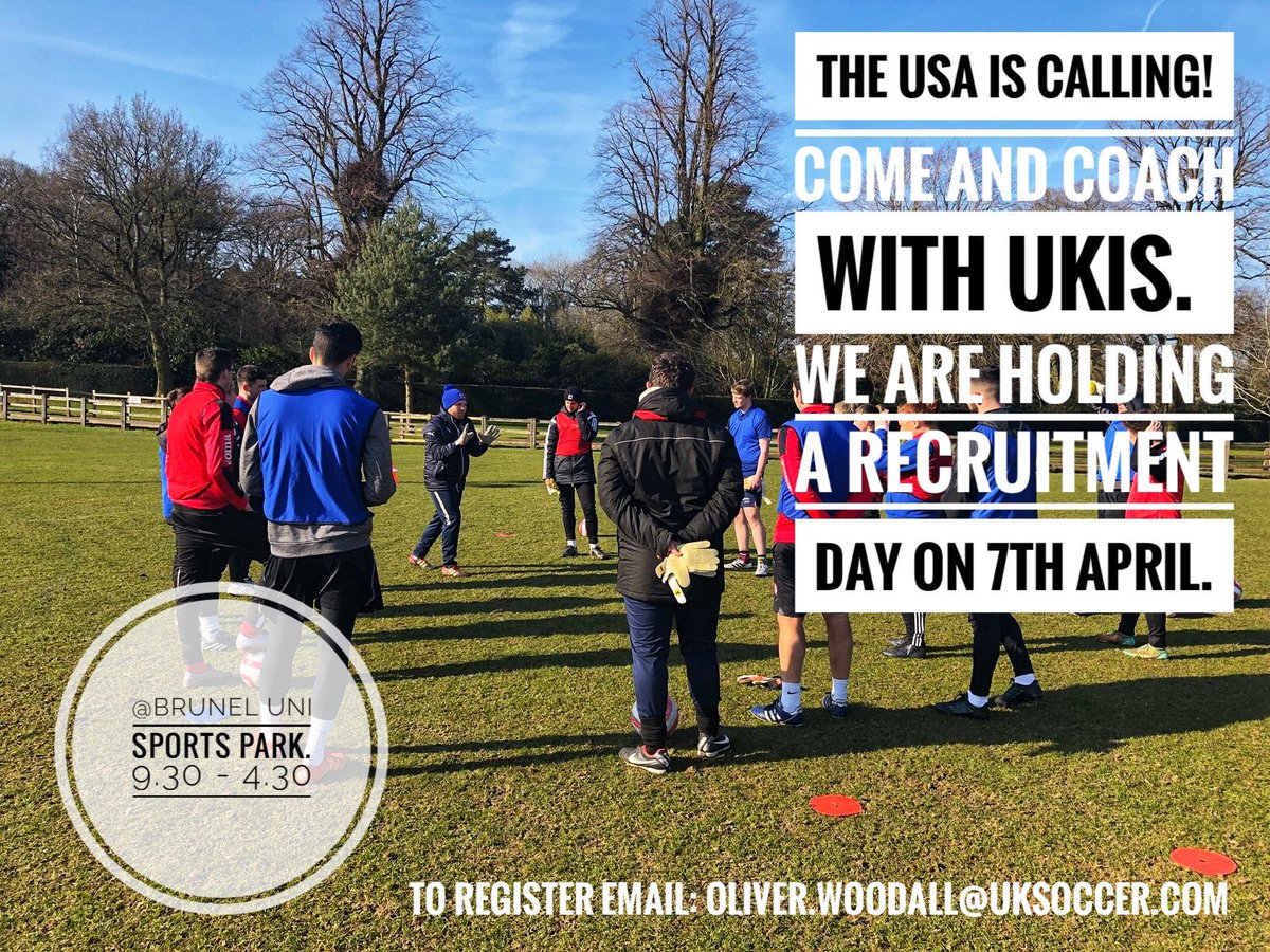 Buckinghamshire Skills Hub (@bucksskillshub) on Twitter photo Exciting recruitment day for football coaching in the US with <a href="/UKInternational/">UK International</a>
<a href="/Bruneluni/">Brunel University of London</a> sports park 7th April at 9.30am - 4.30pm
Share with your students #football #careers Exciting recruitment day for football coaching in the US with <a href="/UKInternational/">UK International</a>
<a href="/Bruneluni/">Brunel University of London</a> sports park 7th April at 9.30am - 4.30pm
Share with your students #football #careers