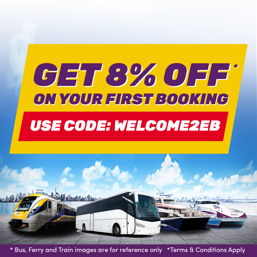 Easybook_com's tweet photo. Special Welcome Treat for 1st time users! Enjoy 8% off if you are a first-time user to experience our online booking service now!

Find out more: https://t.co/X05ik1dOv2

#easybook #bus #train #ferry #welcomecode https://t.co/MIdJDM4rIv