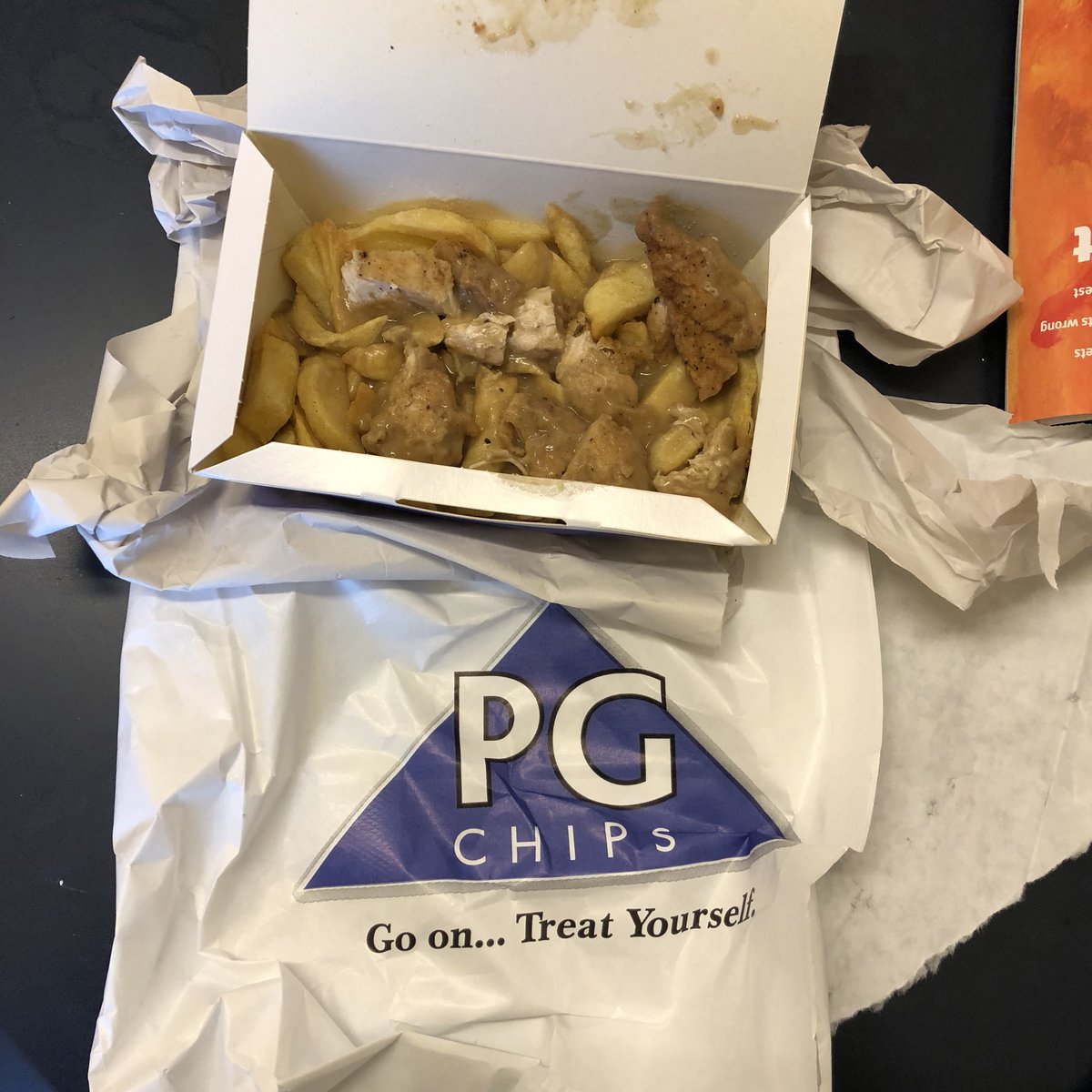 93alan's tweet photo. The chippy continues #day7 #pgchips https://t.co/LyejmNt35K