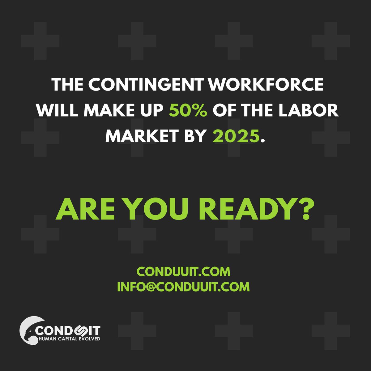 Conduuit's tweet photo. If you employ contingent workforce, you should go where they get 95% of the rate you pay the vendor.  

We invite you to follow us and to register at https://t.co/LryHLpPW8o.  #Staffing #StaffingServices #StaffingSolutions #Conduuit #USA https://t.co/jZ11UqbNhi