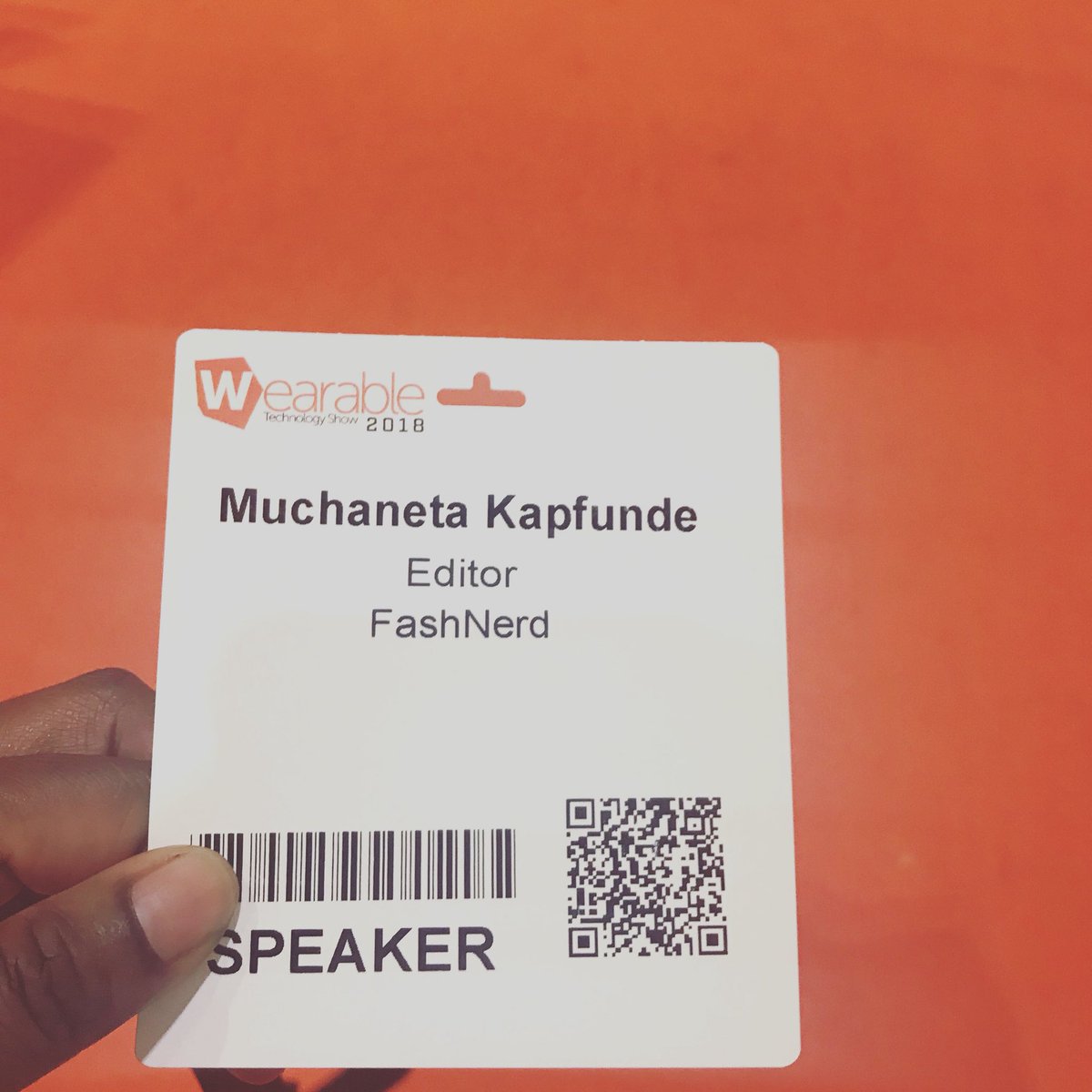 FashNerdEditor's tweet photo. Hello from the Wearable Tech Show. If you are around let’s connect. #WearableTech #FashionTech #Wearables #WearableTechShow #WTS2018 #Londontown #AskFashNerd https://t.co/egr5N5e6KU