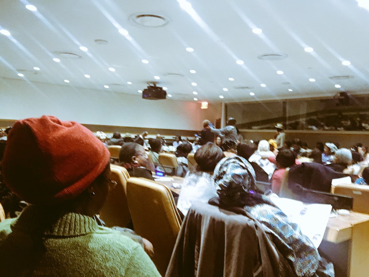 VerlaineDiane's tweet photo. Full room #UNHQ #CS62 #AfricanWomenLeaders https://t.co/OGsyla1O0m