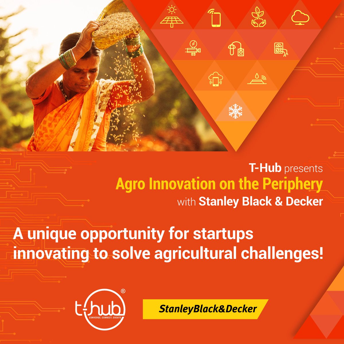 telanganafacts's tweet photo. RT MinIT_Telangana "RT THubHyd: All #startups innovating in the #Agriculture space, T-Hub presents 'Agro Innovation on The Periphery' with Stanley Black & Decker.
Click here to know more and apply: https://t.co/RvUOKpliwW
#THub #CleanTech #Solar #Irrig… https://t.co/7IabW9TpvC"