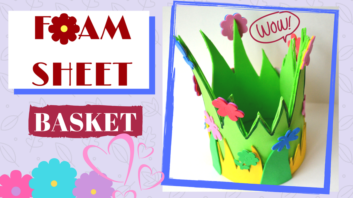 ankinish's tweet photo. DIY FOAM SHEET BASKET!! #craft #Easter2018 #Basket #DIY #handmade Super Simple and Fast Craft idea!!
Full tutorial video: https://t.co/FUGC3kzsL3 https://t.co/gz7Wi9JOmL