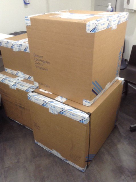 KAJDaniels's tweet photo. Our @sscsportsmed @Vicon equipment order has arrived! Looking forward to setting up our additional new biomechanics lab spaces 👏 #comingsoon #sscsportsmedicine #ssclab #biomechanics https://t.co/pWhJl9b9G4