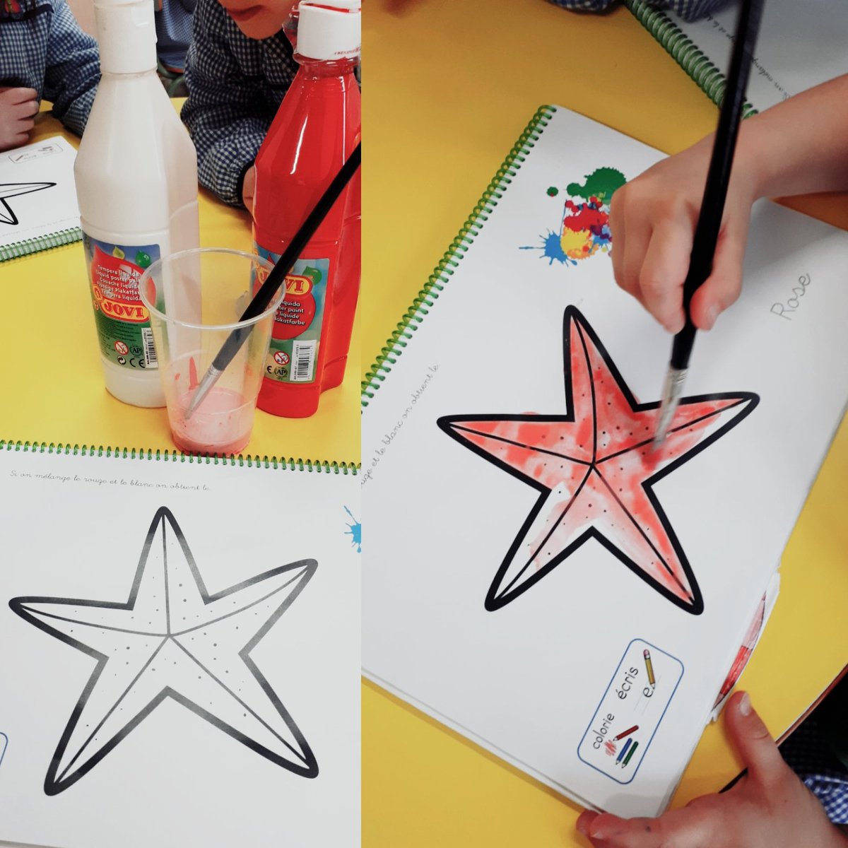 MunClaire's tweet photo. Mélangeons les couleurs! @comontpellier #Français #infantil #5años #minitfo https://t.co/rrxIUfDBVi