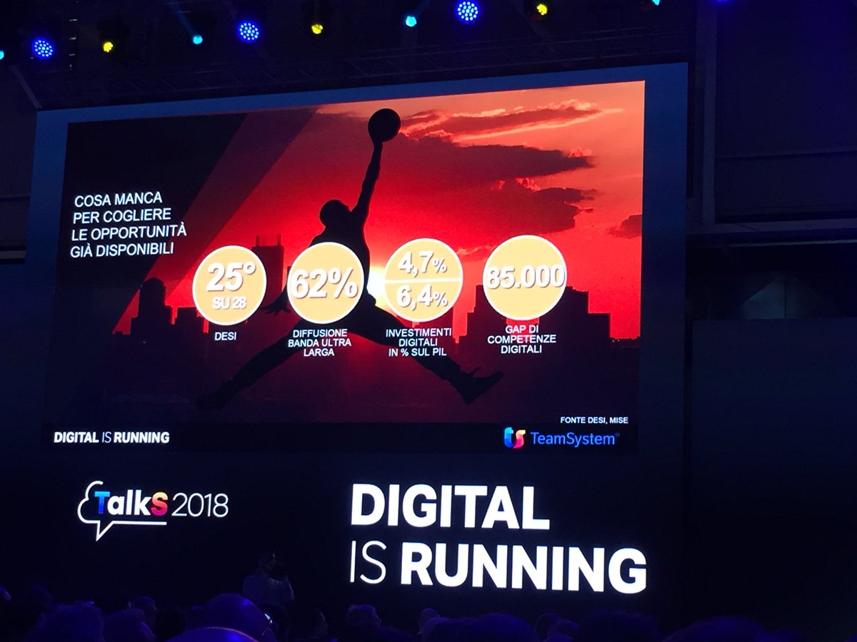 FabrizioMarino_'s tweet photo. #LeProux: “Digitale sta correndo anche in Italia, ma ci sono ancora alcune barriere da superare. Per esempio il gap delle competenze” #Talks2018 @TS_TalkS2018 https://t.co/S03lQt9mQX