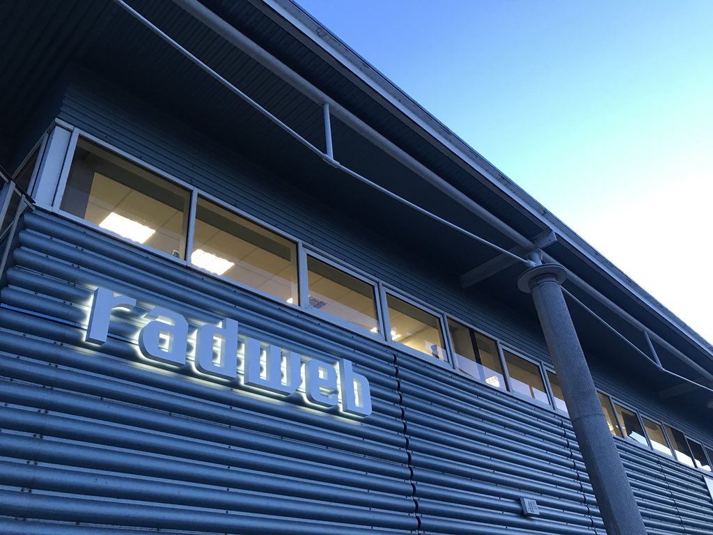 radweb's tweet image. All settled into the new office