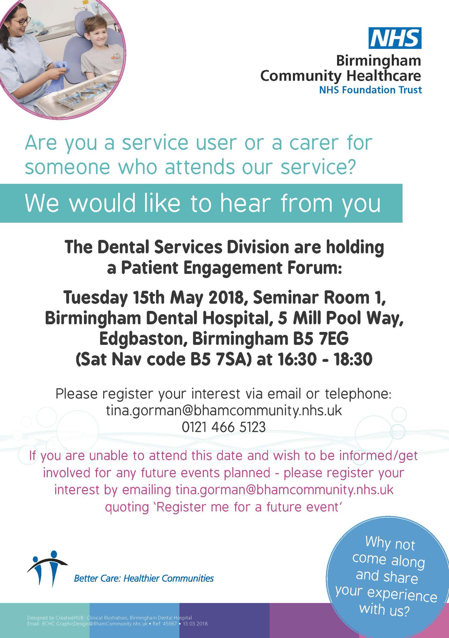 BCHC NHS FT on Twitter "Birmingham Dental Services are holding a