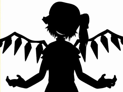 無実くん ぽえむ この影絵でわかる人rt 影絵 フラン フランドール 東方project 無実くん ぽえむ この影絵でわかる人rt 影絵 フラン フランドール 東方project