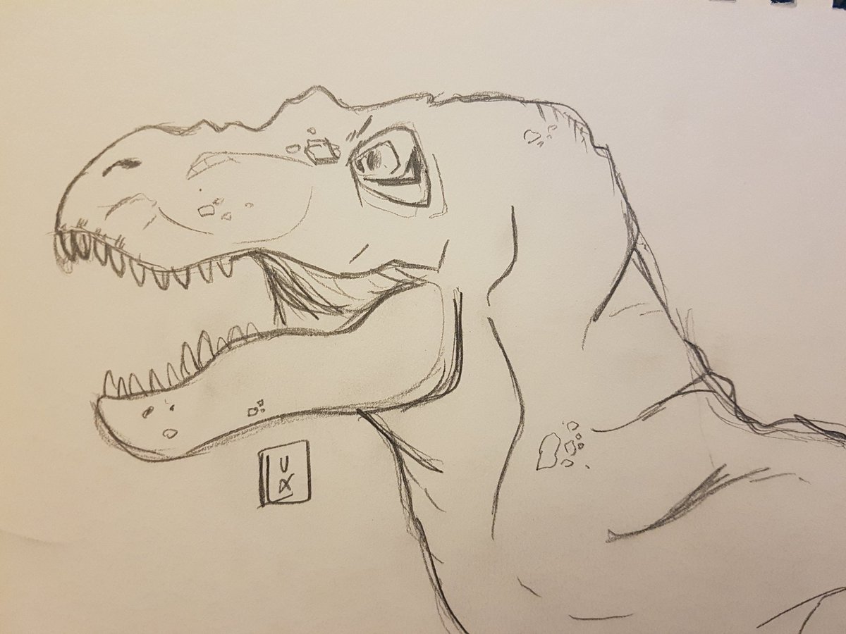 luxuart_'s tweet image. Forever forgetting 2 upload art here
Here's a shitty trex