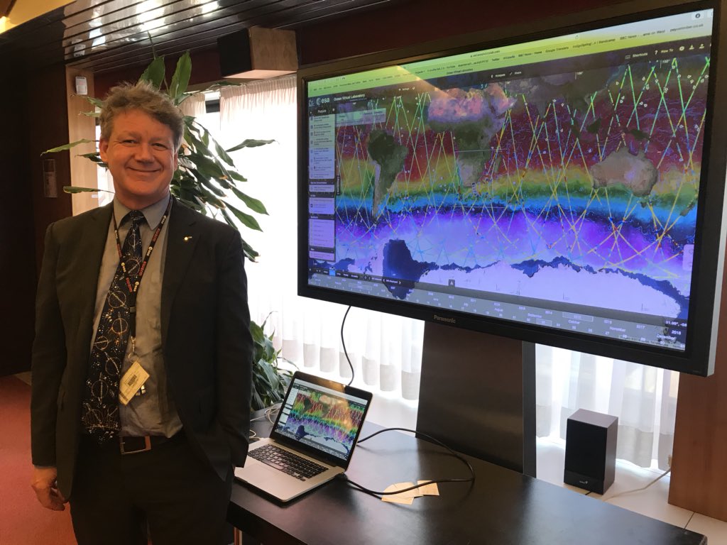 The amazing and unique world of satellite oceanography seen through the <a href="/ESA_EO/">ESA Earth Observation</a>  <a href="/oceandatalab/">OceanDataLab</a> ocean virtual laboratory (ovl.oceandatalab.com) at the <a href="/esa/">European Space Agency</a> Council meeting in Paris.