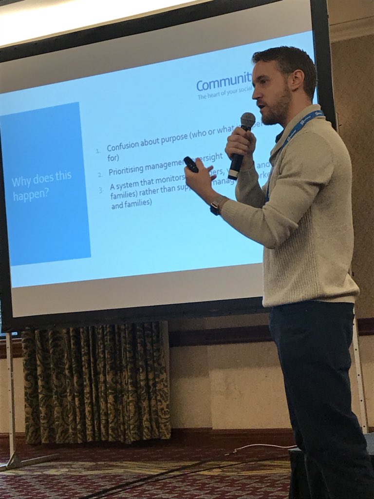 bos_doc's tweet photo. David Wilkins discussing why social work supervision so process-driven #supervision18 @uniofbedsTGC https://t.co/aCVB4bAwJV