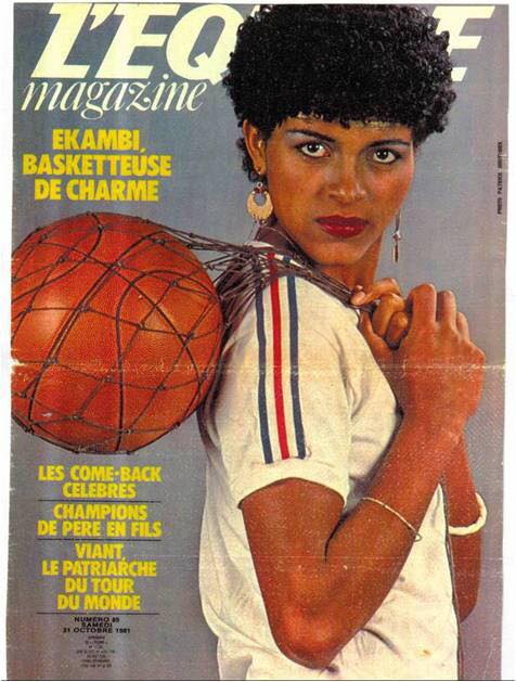 bbarbusse's tweet photo. Et la voilà !! @PaolineEKAMBI la première sportive à avoir fait la Une de l'Equipe Mag ! #REDforExecutiveWomen https://t.co/zcCmpRzifh
