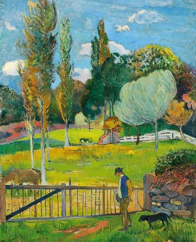 Paul Gauguin. #GIORNATADELPAESAGGIO #ArteYArt #ArtLovers. Buon mercoledì. @PasqualeTotaro @Sellitti_MR @BPerrionni @erminiopasquat1 @FlaminiMarina @scastaldi9 @BaroneZaza70 @Papryka5 @rosellina46 @Sellitti_MR @_MaryB @tiquetaki @NadiaZanelli1 @GucciPatrizia @licprospero