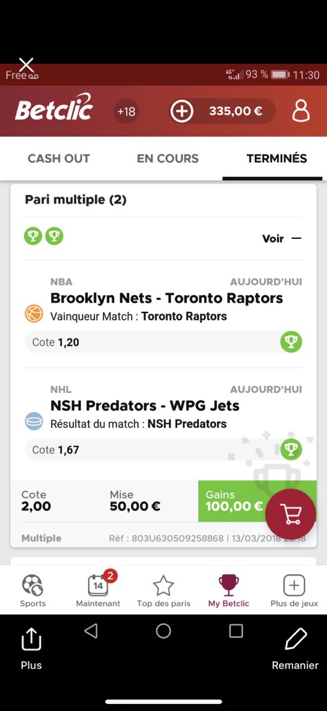 tchangpronos's tweet photo. Des abo qui me remercie dû ticket derien la mif c’est gratuit tout pour vous 🙏🏽💵🔥😘 https://t.co/KDRplc51Zl
