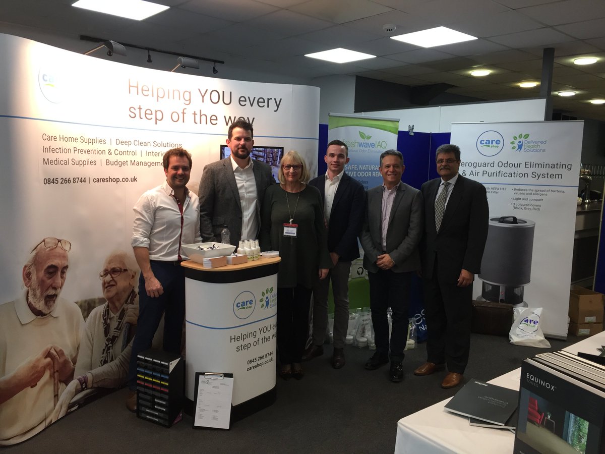 CareShopUK's tweet photo. A great start to the @CareShowcase this morning. If you haven't found us yet come over to stand P2 &amp; P3. #careshowcase #careshome #spectrum #careshop https://t.co/P49dWElCQM