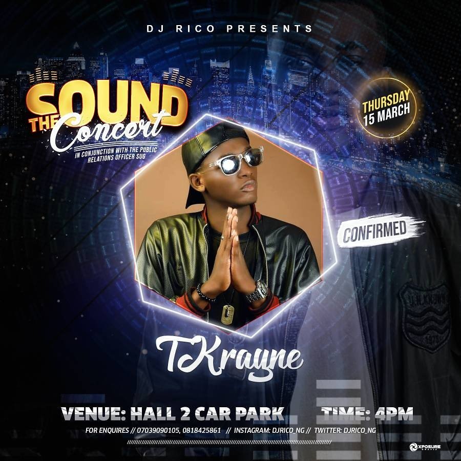 djrico_ng's tweet photo. @Tkrayne0fficial TKRAYNE COMING THROUGH!! #tsc #thesoundconcert #djrico #Uniben #Unibenblood https://t.co/EkJsioZsZM