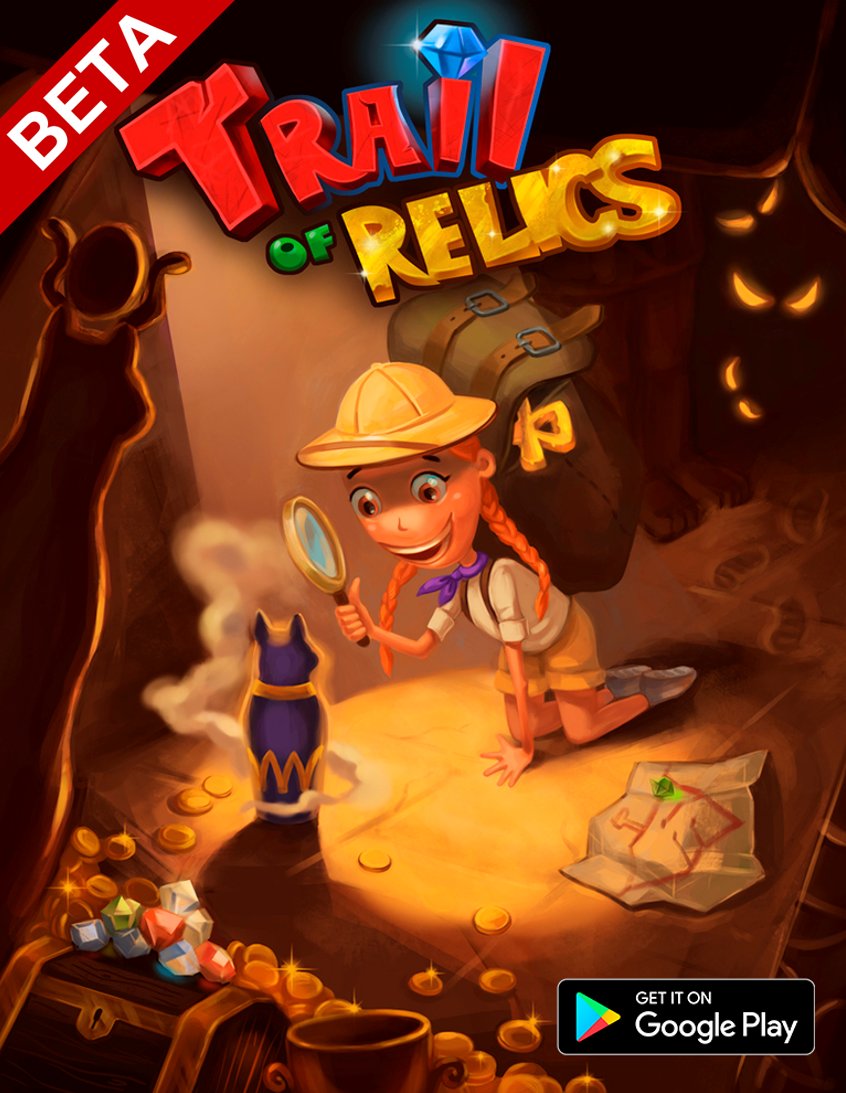 lunarbytestudio's tweet photo. Trail of Relics BETA is now LIVE! π
Head to the Play Store and try it out!
https://t.co/nBoijaHSCw
Give feedback by commenting below or send us Email: trailforelics@lunarbyte.com
#lunarbyte #trailofrelics #indiegame #indiedev #gamedev #puzzlegame #puzzle #mobilegames #beta https://t.co/jYEMfBH9RP