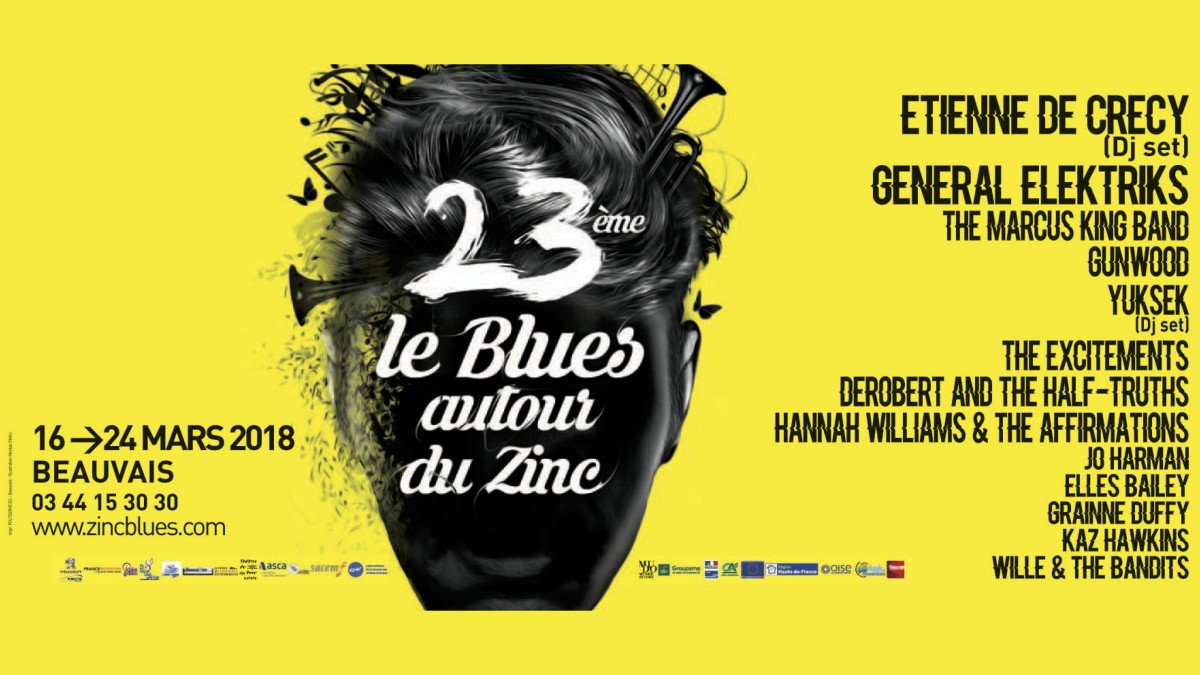 CultureEtc's tweet photo. #Beauvais [Blues] 16-24/03 @bluesautourzinc: 50 concerts, près de 200 artistes pour vivre ensemble une grande fête aux airs vivifiants et  conviviaux! #BAZ2018
https://t.co/9pwhQHVlda https://t.co/SuMVCpyD7U