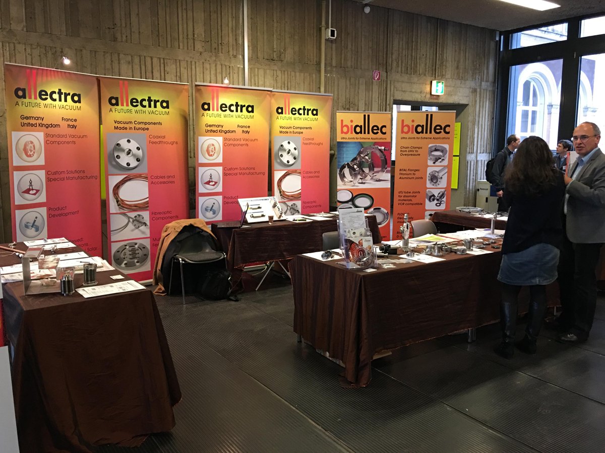 TonyWAllectra's tweet photo. Are you attending the German Physics Society (DPG) Condensed Matter Section Spring Meeting in Berlin today? Why not drop in and have a chat with the team from Allectra.
 #DPGB18 #Vacuumtechnology #Vacuumscience #Physics #Berlin  #HighVacuum #UltraHighVacuum #MassSpectrometry https://t.co/D3uNsqCAxh