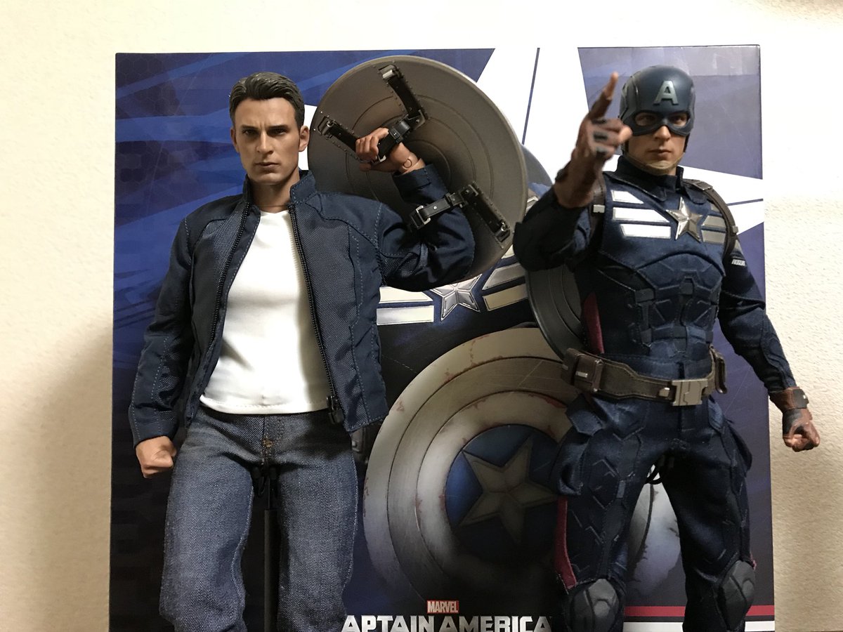 オトオモ Hot Toysは大人のおもちゃ در توییتر 自由のために闘え 私は自由のために闘う 諸君も闘うことを信じている キャプテンアメリカ ステルススーツセットが到着しました かっこよすぎ 本物のスティーブはこんなポーズしなそうだけど 笑 ホットトイズ