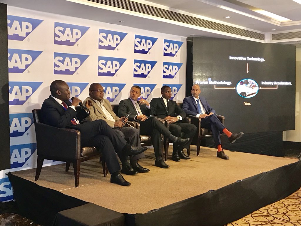 StewartSamkange's tweet photo. Illustrious panel of industry subject matter experts and business transformation experience at the #SAP #Kenya #Digital Summit talking about the Digital opportunity for Kenyan companies.
Tanveer Pannu, Girma Kassa, Robin Njiru, Joe Kanyua and Kevin Kinyanjui
#RunbetterwithSAP https://t.co/GQMxVeZAx9