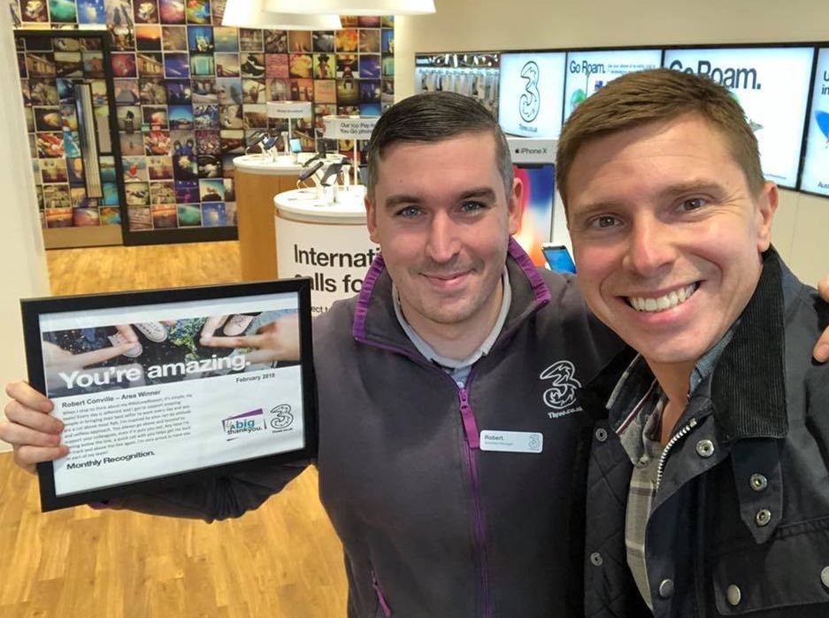 threecareers's tweet photo. At Three we believe you should be rewarded if you make it right on the shop floor. That’s why we’re big on recognition 🏆 Find out more about life in our Three stores. https://t.co/XkT95A90Ji https://t.co/e7Hh2Cbu5q