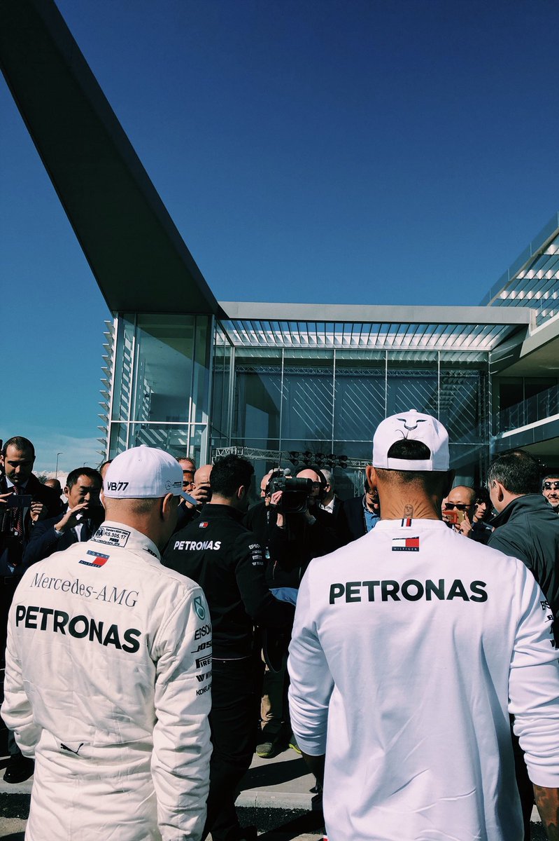 MercedesAMGF1's tweet image. 🎶 The boys are back in town! 🎶

#FluidTechnology @PET_Motorsports