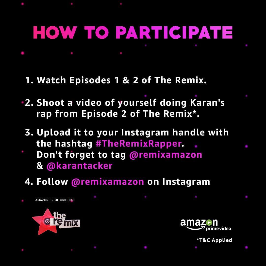 remixamazon's tweet photo. All rappers and motormouths in the house, here's your chance! Be #TheRemixRapper &amp; get featured on @karantacker &amp; @remixamazon pages. You also get a chance to win two @AmazonFireTVInd sticks!
Read 'How To Participate' &amp; get rapping!

T&amp;C - https://t.co/iOlMlH5shh https://t.co/ZeWhzvef91