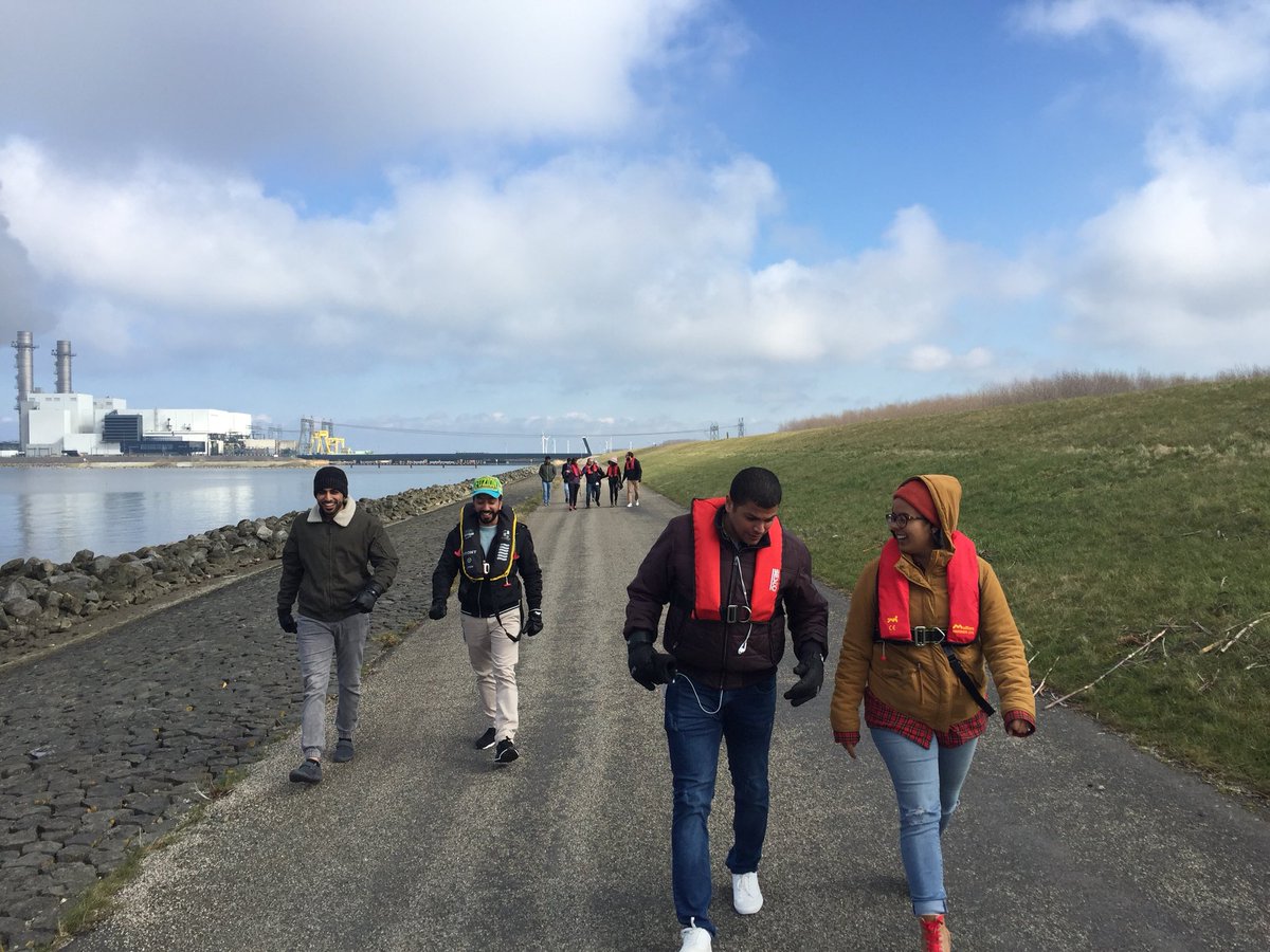 alidastgheib's tweet photo. Visiting the newly built port of #Flevokust port with @ihedelft participants https://t.co/14igL9GDi4