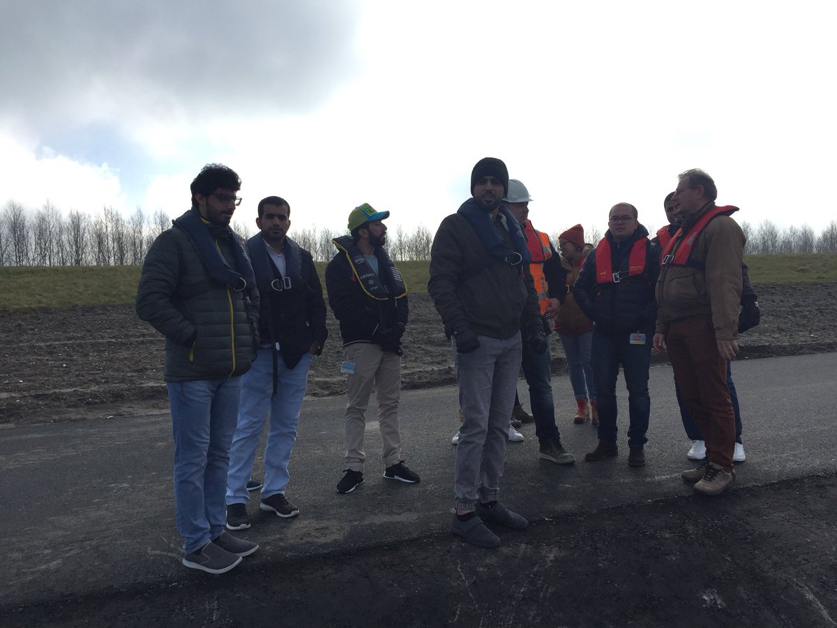 alidastgheib's tweet photo. Visiting the newly built port of #Flevokust port with @ihedelft participants https://t.co/14igL9GDi4