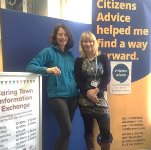 Citizens Advice South Hams​ will be at Caring Town Information Exchange every Friday from 6th April, 10.30am-2.30pm, working alongside our Connectors. Drop in to the Mansion with questions about housing, debt, consumer issues, benefit &amp; disability entitlement. <a href="/southhamscab/">Citizens Advice South Hams</a>